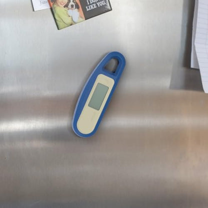 Lavatools PT12B Javelin 2 Ultra Fast Digital Instant Read Meat Thermometer for Grill and Cooking, 3" Probe, Compact Foldable Design, 1.5" Backlight Display, Water Resistant-Sesame - color: Sesame