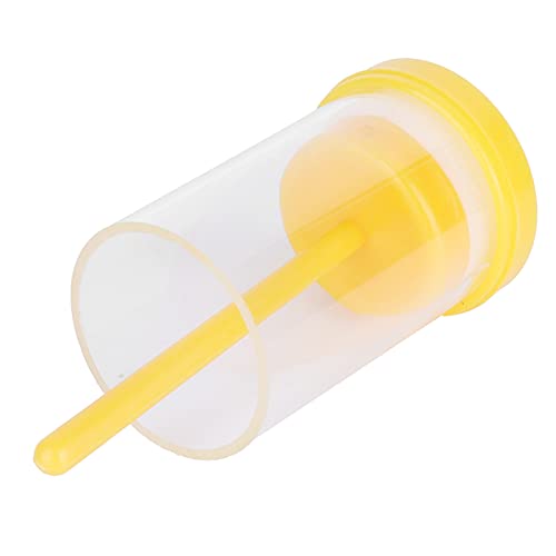 5Pcs Queen Bee Marking Cage, Marking Bottle with Long Plunger Bee Marking Kit, 3.7X1.4in Plastic Handed Queen Bee Catcher Clip Holderaccessory for Identification