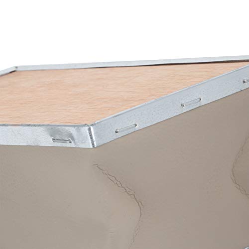 Bee Smoker Box, Bee Smoker for Beekeeping Wood Stainless Steel Bee Smoker Box Replacement Parts for Beekeeping Supplies Starter Kit