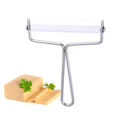 2pcs Stainless Steel Pastry Cutter Tool Cheese Knife for Kitchen Crinkle Slicer Multi Purpose Butter Scraper Easy Storage Design Efficient Cutting