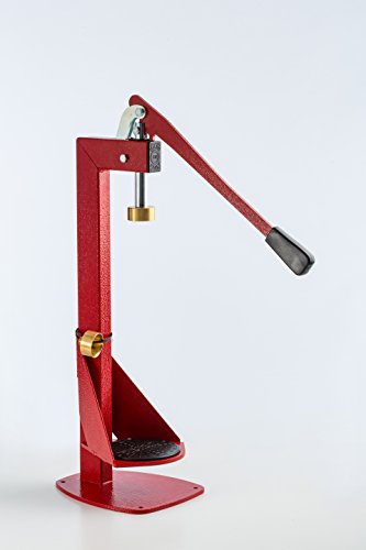North Mountain Supply - BC-AM Heavy Duty All-Metal Easy Action Bench Bottle Capper Red - color: Small