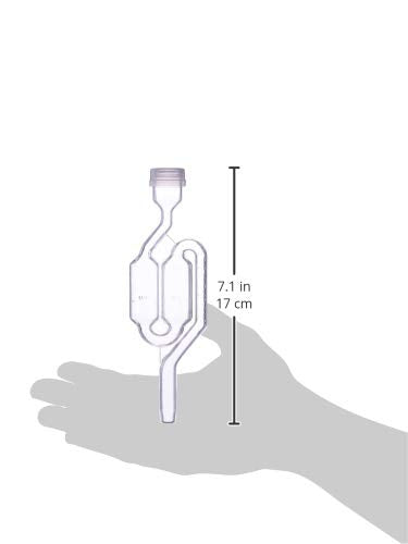 Fastrack Airlocks for Fermenting | Bubble Airlock for Wine Making and Beer Making | BPA-Free S-Shaped Airlock used for Brewing Wine, Beer, Pickles & more |Transparent Airlock Set Of 10