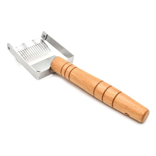 Good Land Bee Supply GLFORK2 Beekeeping Honeycomb Honey/Bee Hive Fork Scraper Tool with Wooden Handle