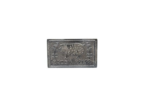 Outset Bacon Press, 6.75 Inches, Metallic - style: Bacon Grill Press