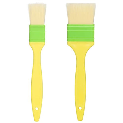 Pastry Brushes Basting Brush for Cooking Spreading butter, oil, or egg wash,Cooking Baking BBQ Oil Brush (2, 1in, 2in)