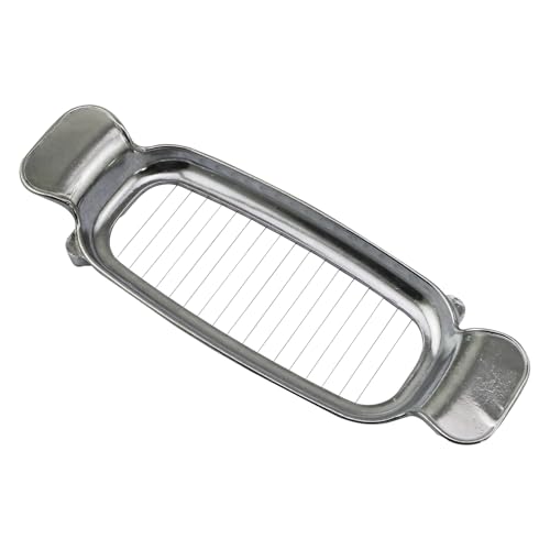Stainless Steel Block Cheese Slicer Butter Cutter 6.5x2x19.5cm Multi Functional Sausage Ham and Egg Divider