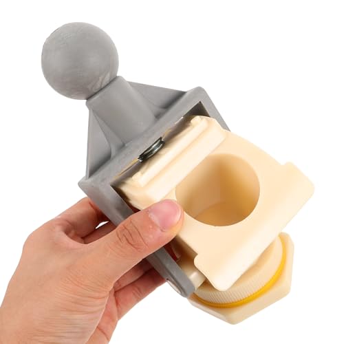Honey Extractor Valve and Plastic Gate for Beekeeping Bucket Gray Plastic Honey Gate Valve Accessory