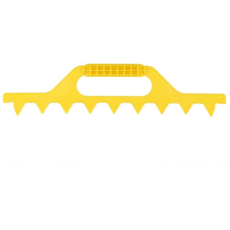 Frame Spacer for Beehives, Bee Frame Spacer Tool, Frame Spacer for Bee Hive, Plastic Beehive Spacing Tool, Honeycomb Frame Spacing Maintainer for Beekeepers (Yellow-8 Frame) - color: Yellow-8 frame
