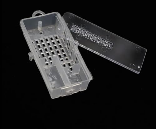 Queen Bee Cage 30Pcs Queen Bee Transport Cages Beekeeping Equipment Clear House Beehive White Transparent Cage for Beekeeping Supplies