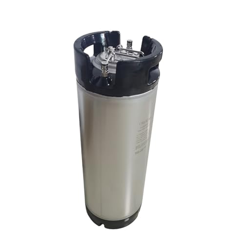 TWELVETAP Beer Keg Corny Tank 304 Stainless Steel Coke Syrup Milk Soda Barrel Rubber Handle Bucket Ball Lock Cornelius Style(5gal) - color: 5gal