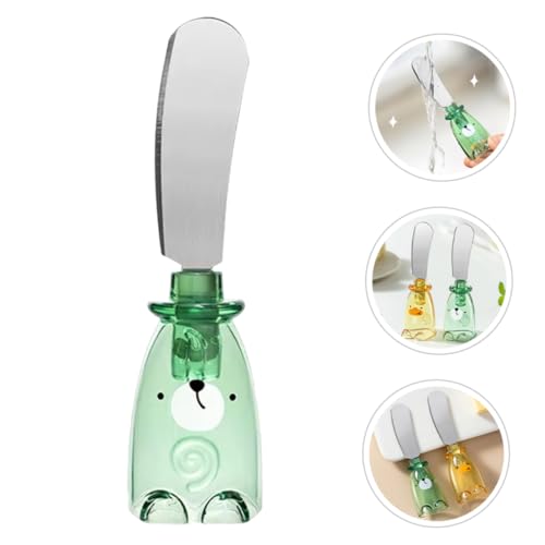 Healifty Stainless Steel Sauce Knife for Cheese Butter Peanut Jam Salad Dressing Bakery Multi-use Knife for Kitchen Tableware
