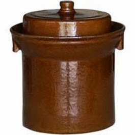 10 L FORM 1 (2.6 Gal) K&K Keramik German Made Fermenting Crock Pot Kerazo F1