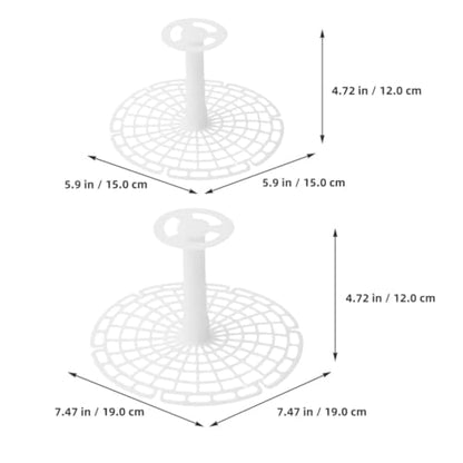 Vegetable Press Pickle Jar Press Plates 2Pcs Fermentation Helper Tool for Kitchen Pickled Vegetable Making 7.48 Inch Plastic