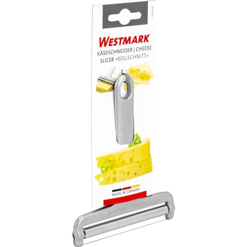 Westmark Wire Cheese Slicer – Stainless Steel Cheese Cutter with Adjustable Angle-Controlled Thickness, German Multipurpose Cheese Slicer for Gouda, Emmental, Edam