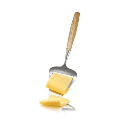 Boska Holland Cheese Slicer and Plane w. European Oak Wood Handle, Flex Steel Blade, 10 Year Guarantee, Life Collection - style: Cheese Slicer - Retail Package