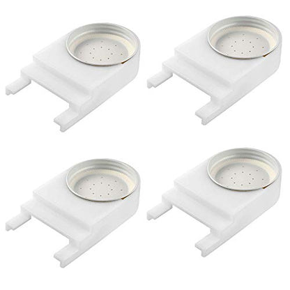 Minelife 4 Pack Entrance Feeder with Lids, Honey Bee Feeder for Beehives Beekeeping Supplies for Feeding Bees Water or Sugar Syrup