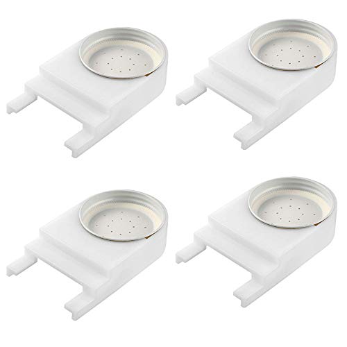 Minelife 4 Pack Entrance Feeder with Lids, Honey Bee Feeder for Beehives Beekeeping Supplies for Feeding Bees Water or Sugar Syrup