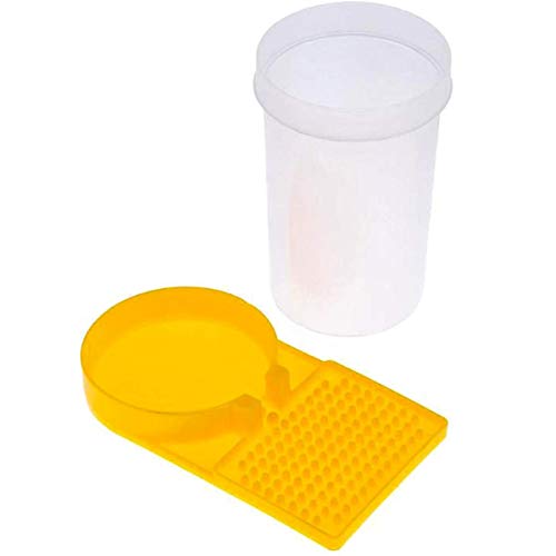 2 Pack Bee Feeder Beehive Beekeeping Water Dispenser Drinking Beekeeping Equipment Honey Beehive Entrance Feeder Beekeeper Tools (2)