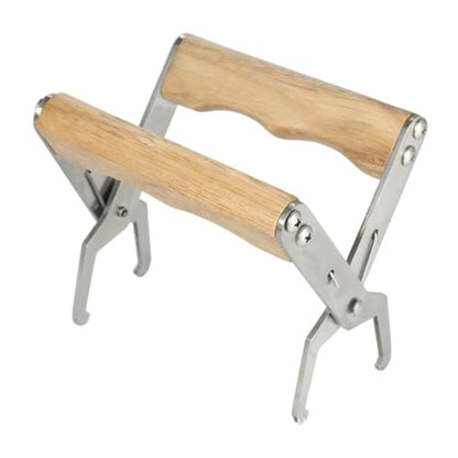 Beekeeping Frame Gripper, Frame Holder, Frame Lifter Tool - Stainless Steel Beekeeping Equipment Bee Hive Frame Grip Tool (Color : Wood) - color: Wood