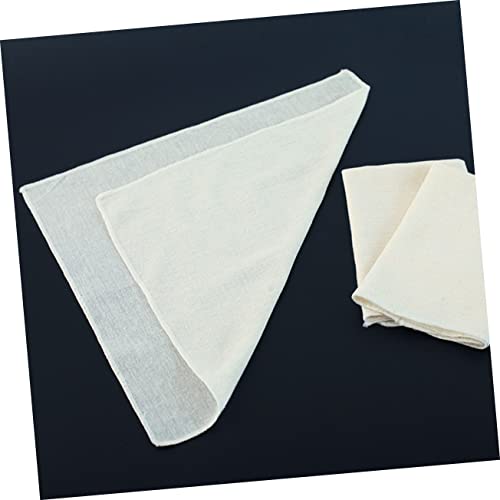 10pcs Unbleached Cotton Cheesecloth for Cooking Cheese Making Straining Professional Reusable