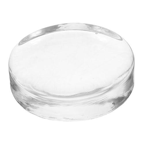 DECHOUS Fermenting Glass Weight for Pickle Jars Natural Round Stone Compact Heavy Stone Lid for Kimchi Sauerkraut Cucumber Fermentation Fits Standard Wide Mouth Jars