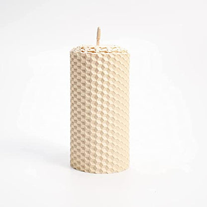 White Ivory Beeswax Sheets for Candle Making - Natural Beeswax Candle Making Kit for Kids & Adults - color: White