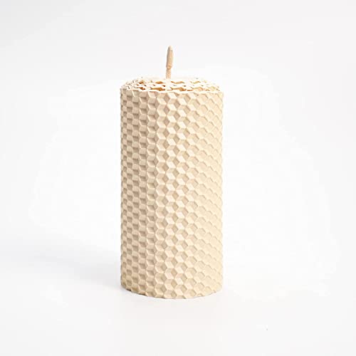 White Ivory Beeswax Sheets for Candle Making - Natural Beeswax Candle Making Kit for Kids & Adults - color: White