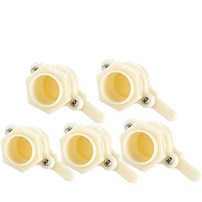 ZffXH 3/5/10 Pcs Beekeeping Honey Bucket Valve, Honey Bucket Spout Gate, Honey Bee Gate Valve for 5 Gallon Bucket