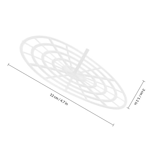 KESYOO 5 x 4.7 Inch Plastic Fermentation Weights Round Vegetable Press Plates Glass Jar Fermentation Kit for Home and Outdoor