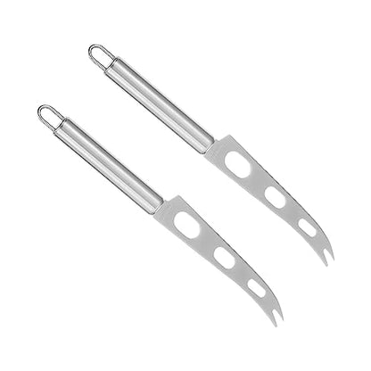 MERRYHAPY 2pcs Stainless Steel Cheese Knife Cheese Spatula for Baking Butter and Use Lightweight Kitchen Tool Dishwasher Safe Resistant Design