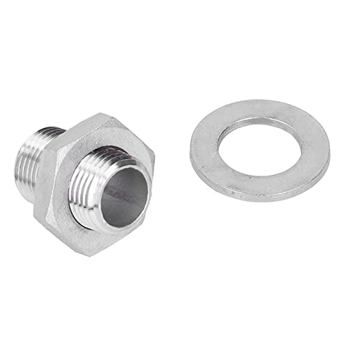 Stainless Steel Fermentation Bulkhead Kit with 0.635 cm NPT Ball Valve for Brew Kettles, Whiskey Stills, and Sparge Water Pots