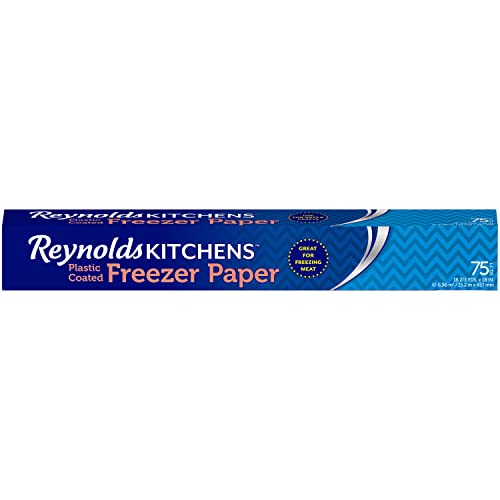 Reynolds Wrap Freezer Paper 18" X 50' Roll, 75 Square. Feet (Pack of 12) - size: 18 inches x 50 feet