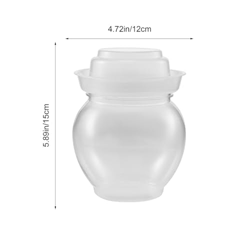 800ml Airtight Fermenting Jar with Lid, Reusable Kitchen Pickle and Food Storage Container for Household Fermentation and Pickling
