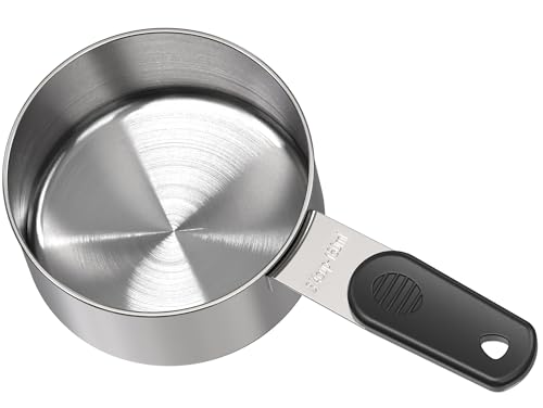 DOTINGHUX 3/4 Cup Magnetic Grips Stainless Steel Measuring Cup -1PCS - size: 3/4 cup