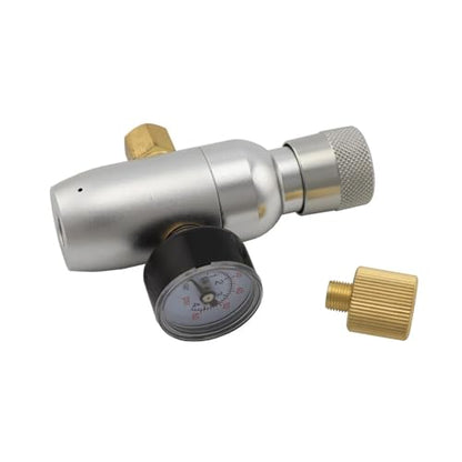 Home & Brewing Premium Regulated Co2 Charger Kit 0-60PSI Co2 Regulator Mini Keg Charger Portable for Home Brewing Brewing Accessories