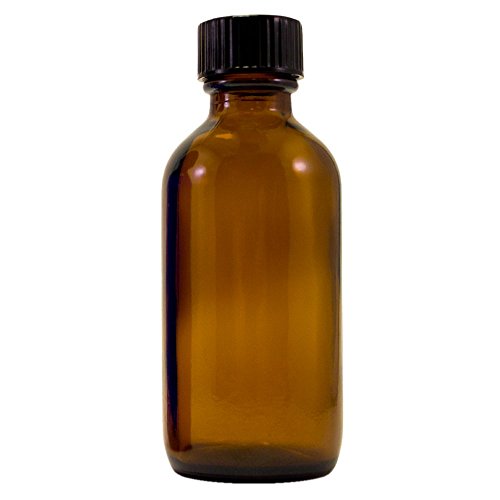 2 fl oz Amber Glass Bottle with Phenolic Cone Cap (Single) - color: Amber, size: 2 Ounces