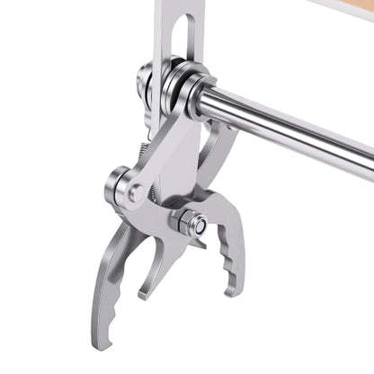 Alomejor Beehive Frame Clamp Ergonomic Stainless Steel Lifter for Secure Handling Beekeeping Tools with Beech Wood Handle