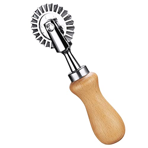 Pasta Maker Cutter Wheel - Pastry Cutter Wheel - Dough Ravioli Pizza Cutter Wheel for Home and Kitchen, 1.3"