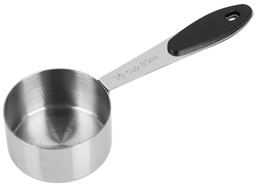 DOTINGHUX 1/3 Cup Magnetic Grips Stainless Steel Measuring Cup -1PCS - size: 1/3 cup