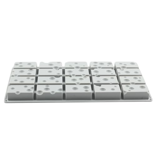 20 Cavity Cheese Silicone Candy Molds For Candy Chocolate Cake Decoration