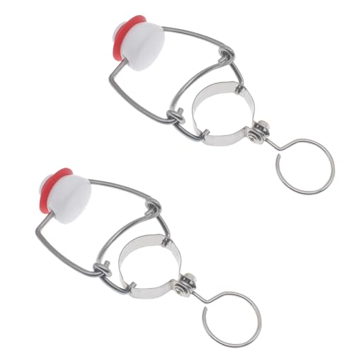 2pcs Swing Top Glass Bottle Caps Leakproof Flip Top Beer Bottle Cap Beer Bottle Airtight Lids with Silicone Gaskets