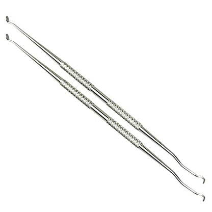 2 Pieces Beekeeping Grafting Tool Double Head Beekeeping Grafting Needle Beekeeping Moving Needle Tool Stainless Steel Queen Moving Needle Queen Bee Grafting Tool, Silver