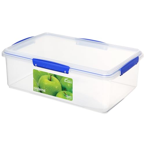 Sistema KLIP IT Large 7L Food Storage Container, Airtight & Stackable, Dishwasher, Freezer, & Microwave-Safe, BPA-Free - size: 7 L (Single)
