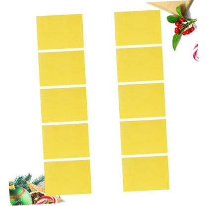 Happyyami 10pcs Natural Beeswax Sheets for Beehive Beehive Foundation Sheets Beekeeping Tools Bee Nest Foundation