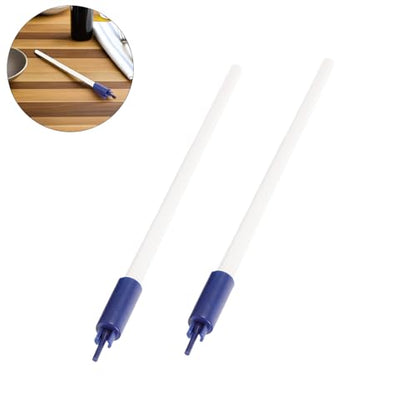 Bottling Wand with Valve Plastic Wine Bottle Filler and Beer Bottle Filling Wand 12.99 Inch Homebrewing Tool for Wine Making Bottling Kit 2 Pack
