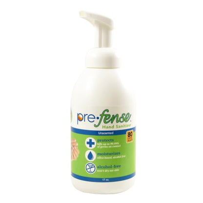 Foam Hand Sanitizer - Kills 99.9% of Common Germs - Alcohol-Free - Moisturizing, Non-Skin Drying, Water-Based Formula - Made in USA - Unscented - Large Size - 17 oz - 1 Pack - size: 17 Fl Oz (Pack of 1)