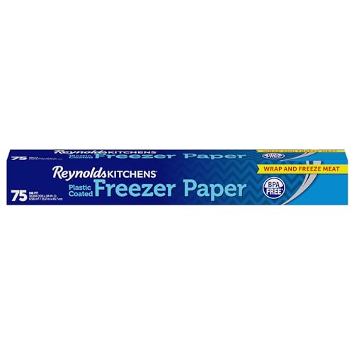 Reynolds Kitchens Plastic Coated Freezer Paper - 75 Square Feet - size: 75 Sq Ft (Pack of 1)