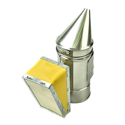 Beekeeping Supplies, 3 Piece Mini Stainless Steel Manual Bee Smoker Transmitter Kit Beekeeping Tools Equipment Hive Smoke Spray,Beekeeping Tools