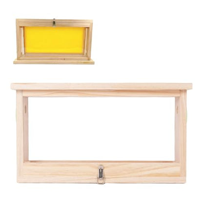Beekeeping Box Double-Sided Acrylic Bee Observation Box with Vents, Designed for Beekeeping