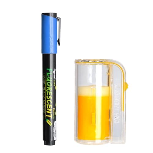 2pcs 8 Colors Beekeeping Marker Pen with Bottle Bee Queen Catcher Not Fade Identification Marking Tool Beekeeper Equipment(Blue) - color: Blue
